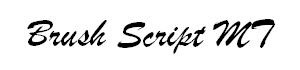 Brush Script MT