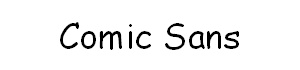 Comic Sans