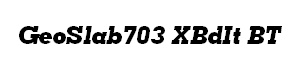 GeoSlab703 XBdIt BT