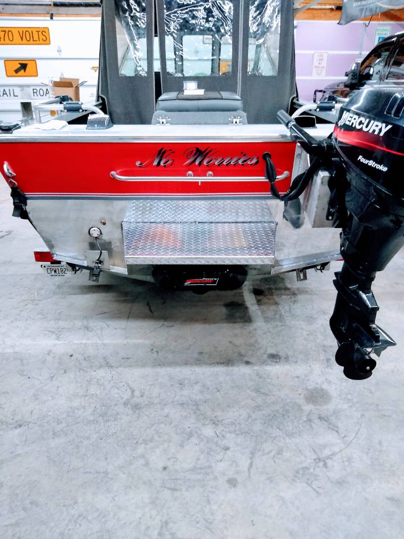 2000 Alumaweld jet boat Boat Lettering from Corey M, MT