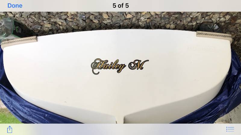 Dinghy  Lettering from Larry C, ME