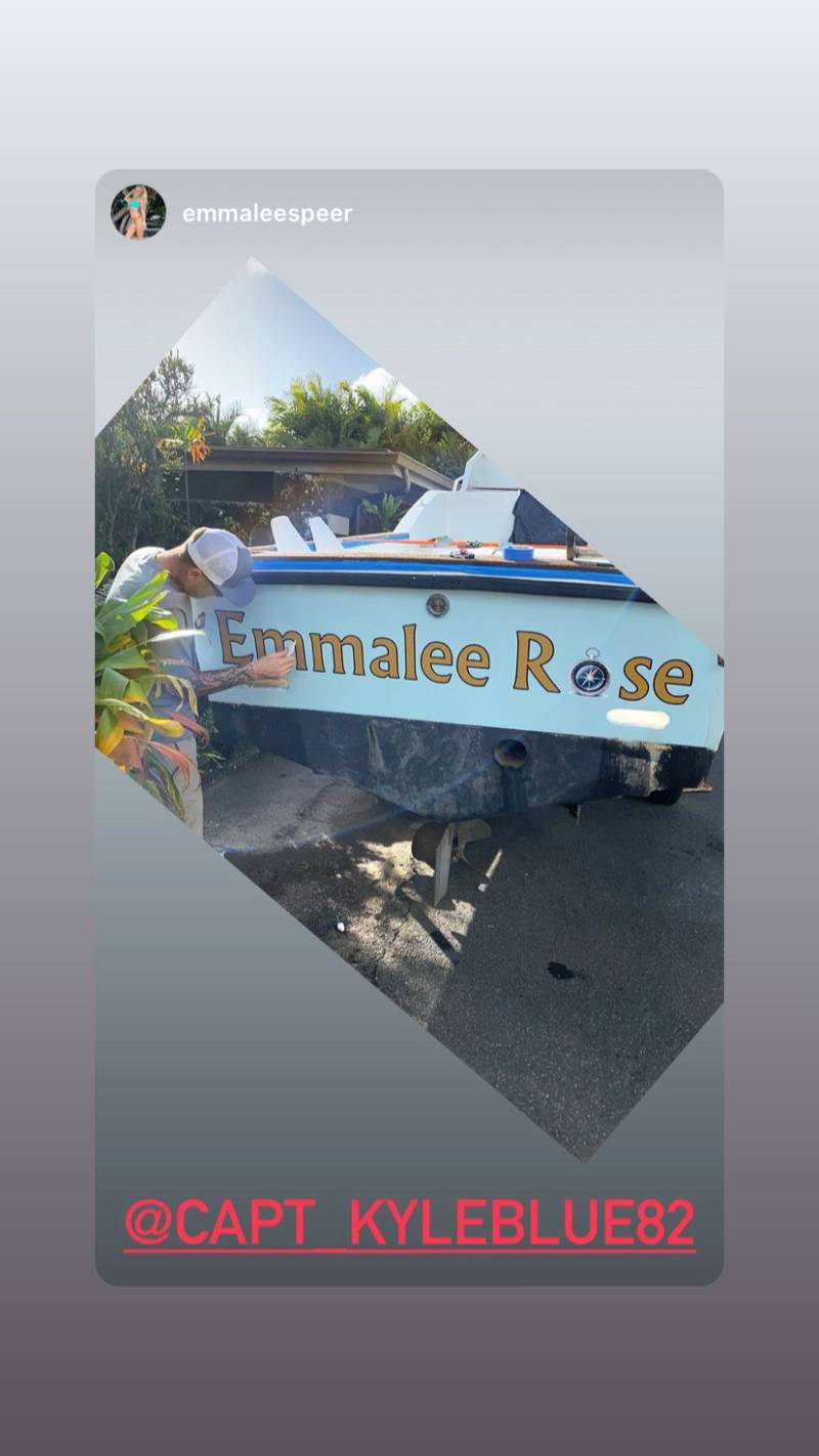 Custom dusky 256 Boat Lettering from Kyle F, HI