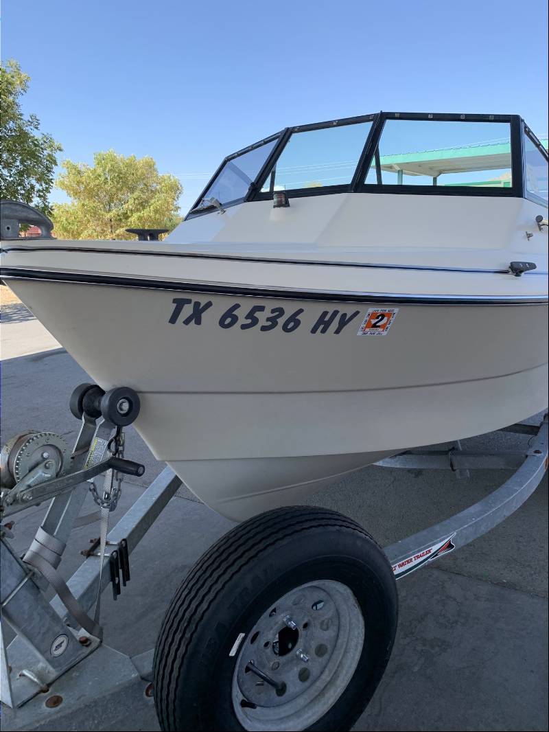 Arima 1990 Sea Hunter Boat Lettering from John K, TX