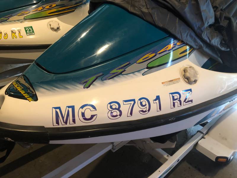 1998 Tigershark TS640 Jetskis  Lettering from GUILLERMO G, MI