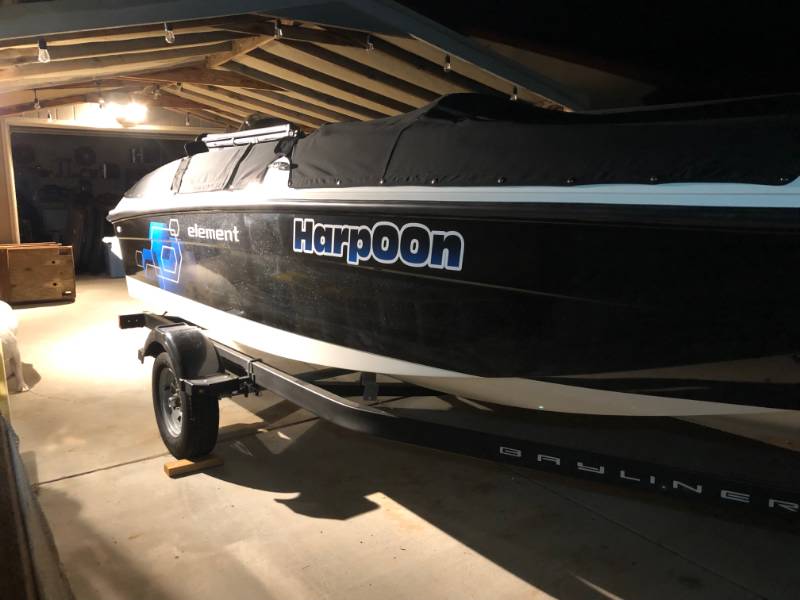 2019 Bayliner E18 Fish Boat Lettering from Adam D, AZ