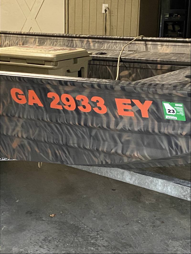 2020 Allweld 1752 Boat Lettering from Greg W, GA