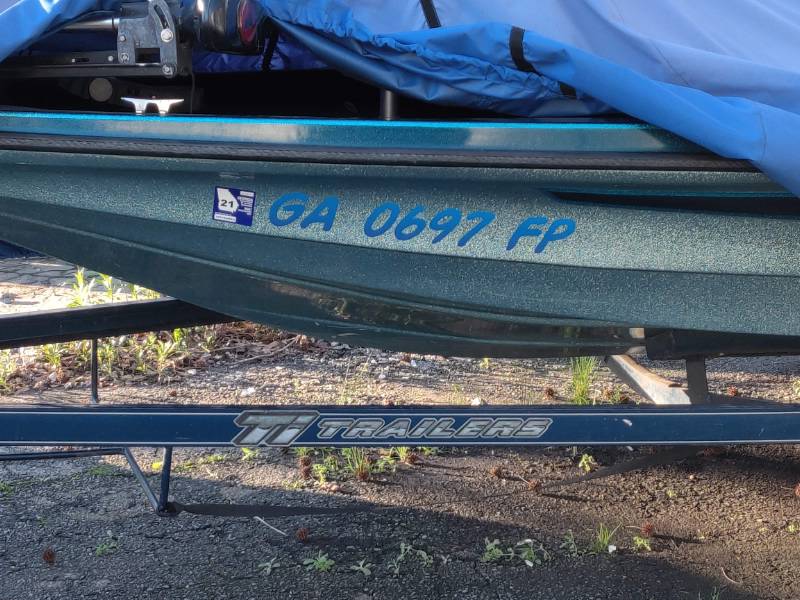 1996 Pro Gator 160V Boat Lettering from Carl K, GA