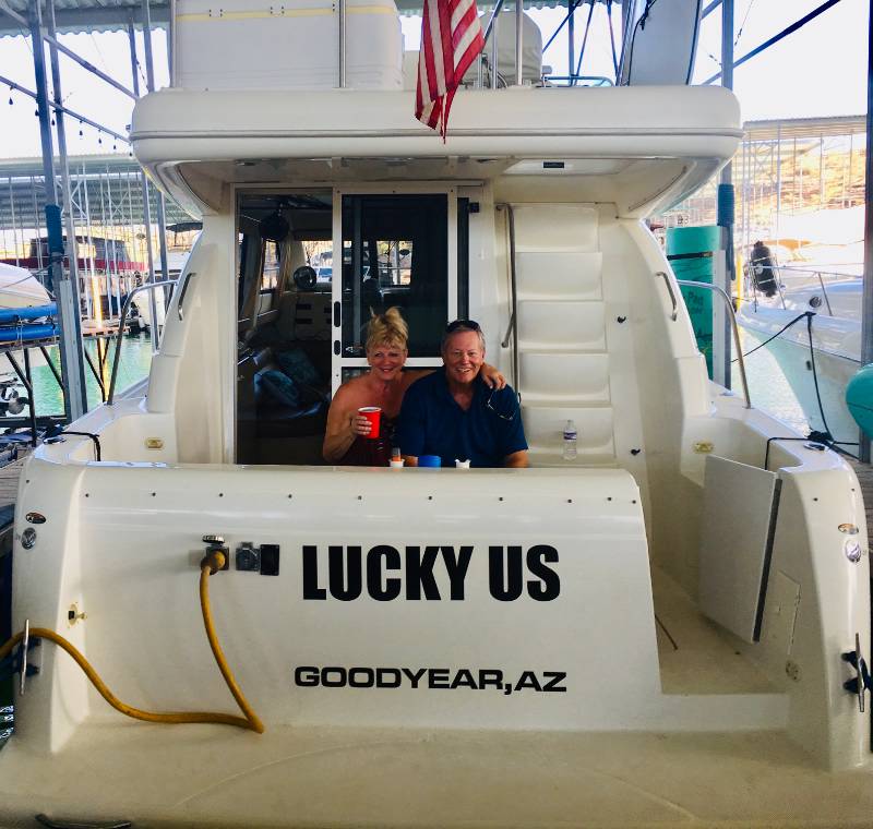 Bayliner 3488 Command Bridge Boat Lettering from Gary W, AZ