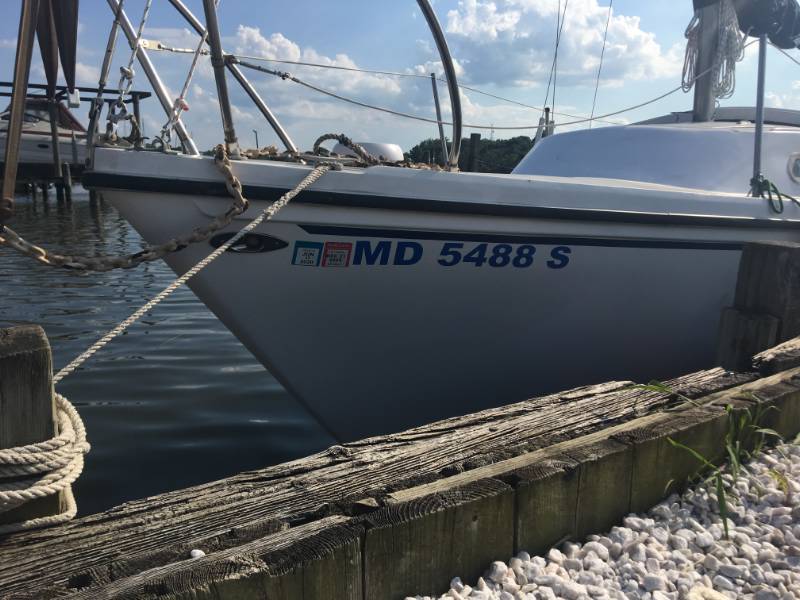 1973 Catalina 27 Sailboat Lettering from Jason W, MD