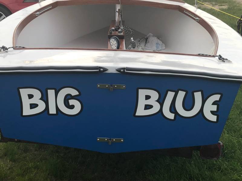 Blue Jay Boat  Lettering from MISCHA V, CT