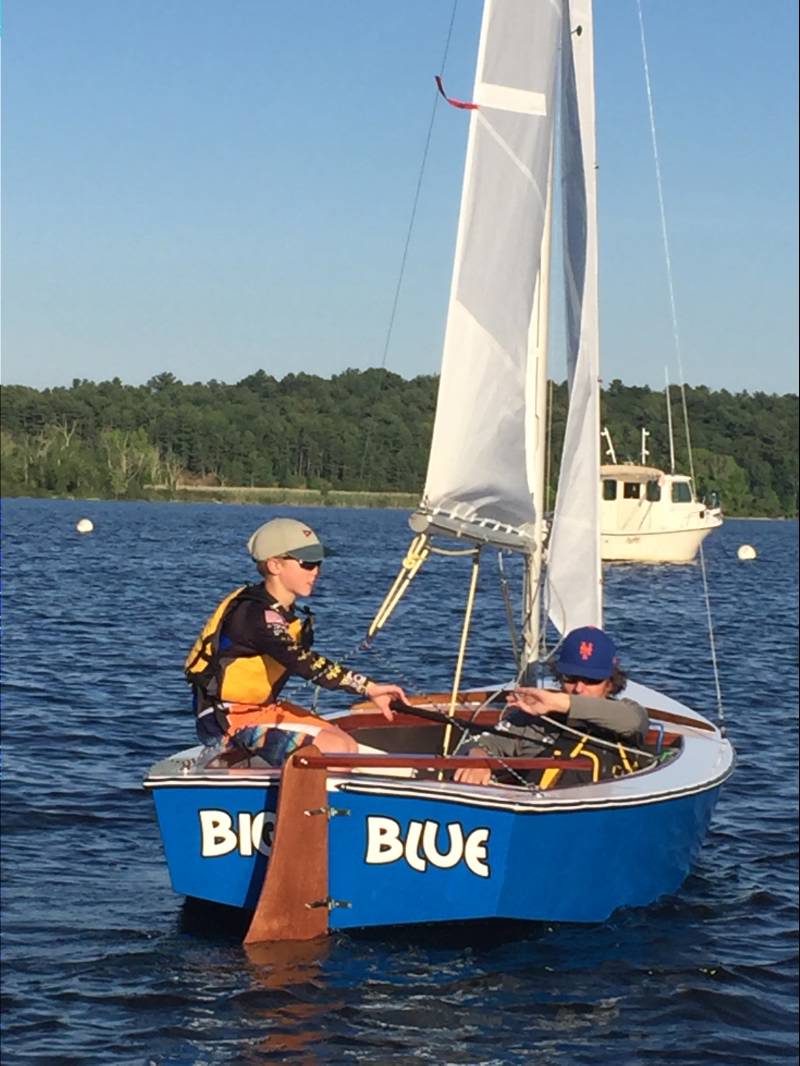 Blue Jay Boat  Lettering from MISCHA V, CT