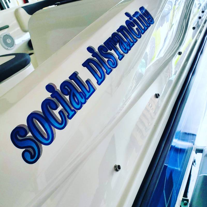 Bayliner, Element e16 Boat Lettering from Michael C, NC