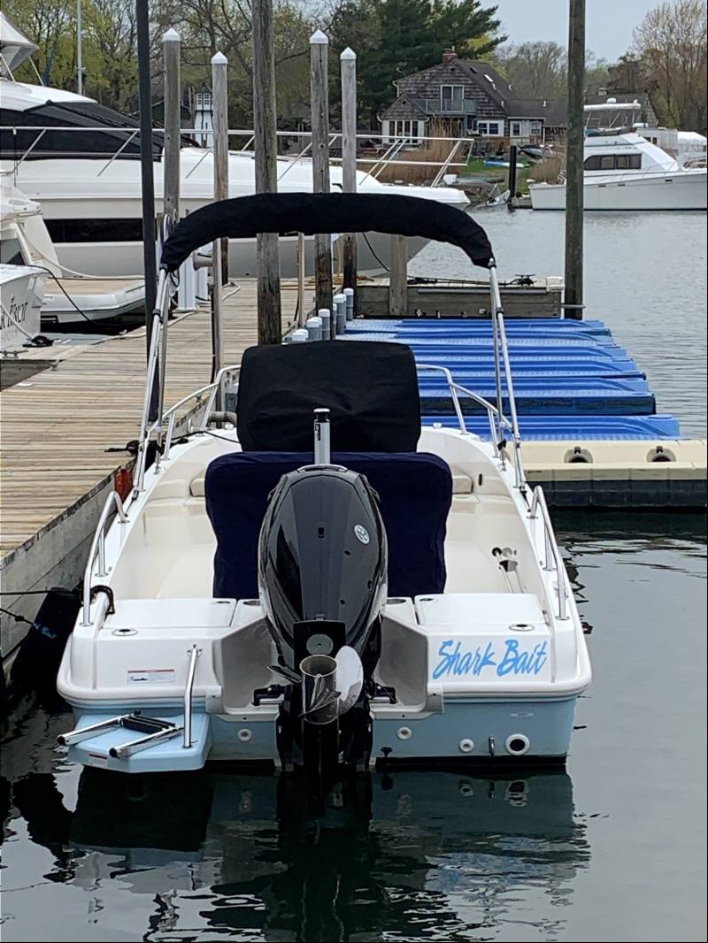 Boston Whaler 170 Dauntless Boat Lettering from Russell S, NY