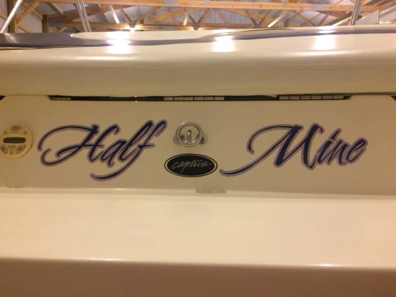 1998 Rinker 232BR Boat Lettering from Renee G, IL