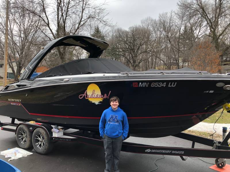 2018 Monterey 278SS Boat Lettering from Stephen C, MN