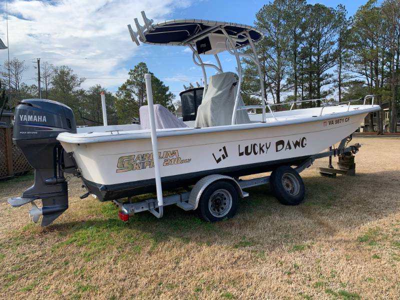 Carolina Skiff. 2009 Boo Lettering from Caroline B, VA