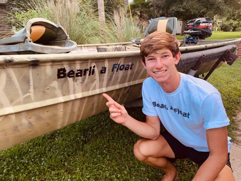 14 ft Lowe Jon  Bearli-afloat  Lettering from Julia M, GA