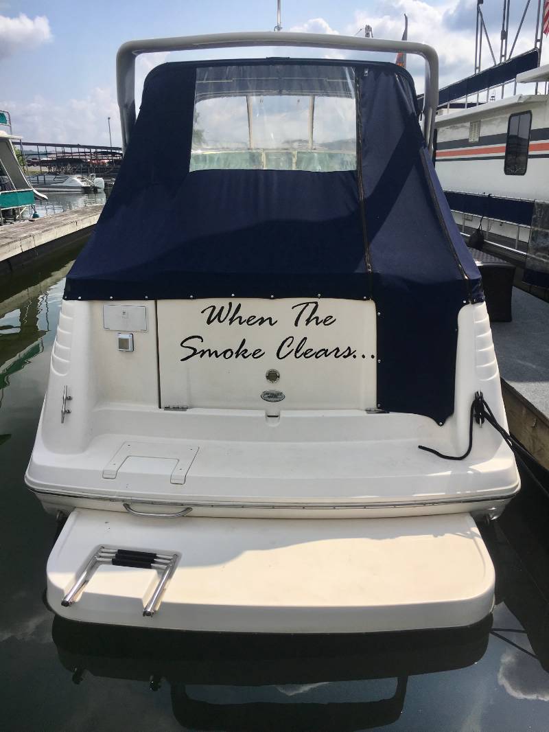 2007 Rinker 270 Fiesta Vee Boat Lettering from Jennifer  J, KY