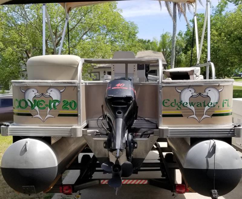 1993 discovery Pontoon boat Lettering from Edward H, FL