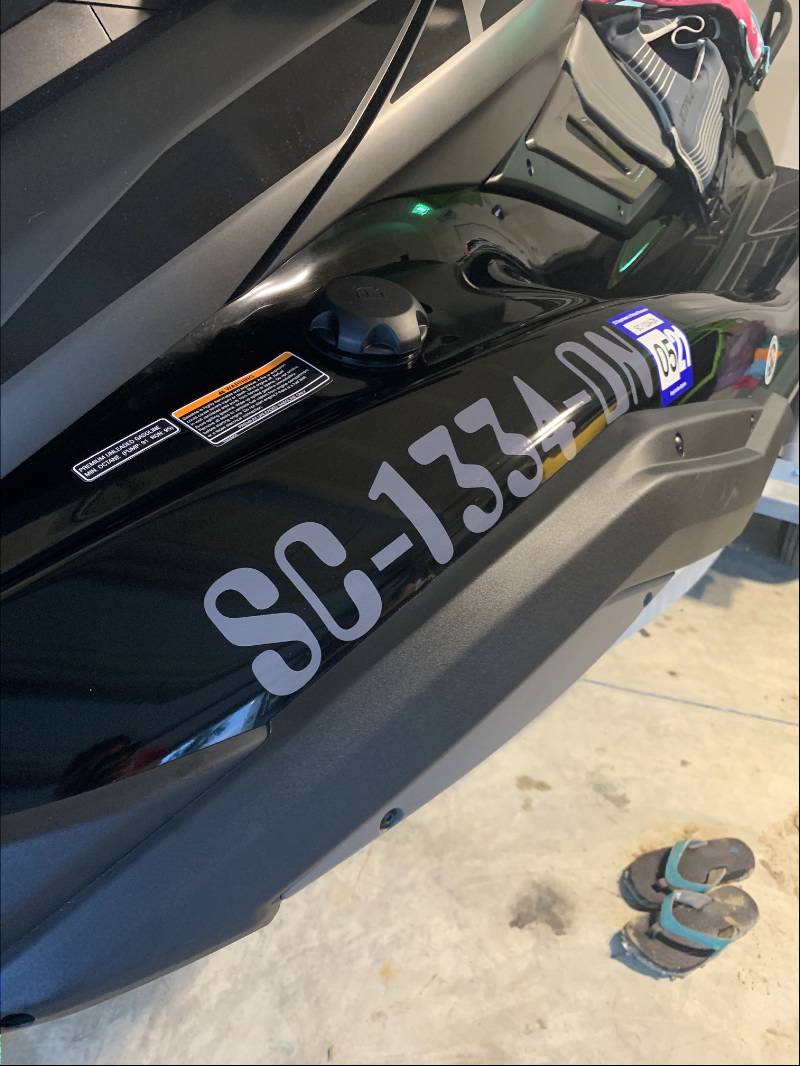 2020 fxsvho Waverunner Lettering from Alan S, SC