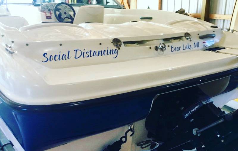 Bayliner 175 Boat Lettering from Karen B, MI