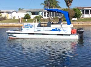 Northwood Pontoon Boat Named our boat. Put it on metal Lettering from Anne Marie A, FL