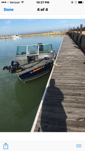 2017 Lund impact  Fishing boat Lettering from Bryon W, PA