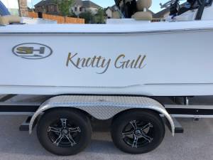 2018 Sea Hunt Ultra 234 Boat hull Lettering from William M, TX