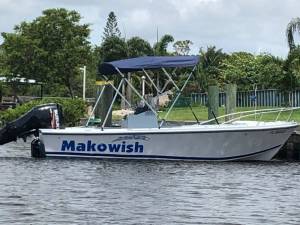 1982 Mako Boat Lettering from Joanne G, FL