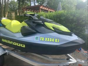 2021 SeaDoo GTI SE 130 Jetski Lettering from Dennis D, TX