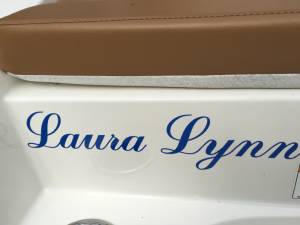 2019 Bayliner 2050 deck boat Boat Lettering from Lee E, OK