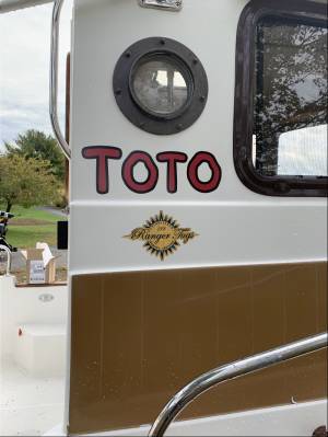 Ranger tug Boat  Lettering from Jonathan H, MA