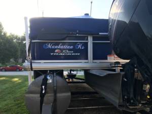 2018 Bass Tracker Pontoon Lettering from Steve F, KS