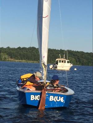 Blue Jay Boat  Lettering from MISCHA V, CT