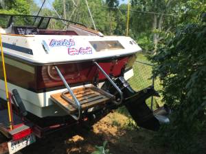 1986 Regal 1950 bow rider.  Boat Lettering from William W, OH