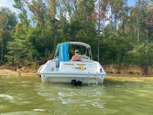 SeaRay 215 Express Cruiser  Boat Lettering from Zac G, KY