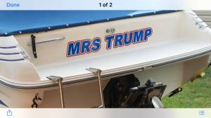 Searay Boat Lettering from PATRICK O, NY