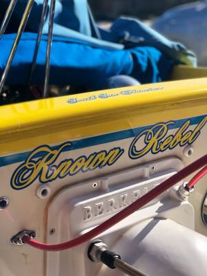 1973 sleekcraft Rebel. Jet boat Lettering from Jason S, CA