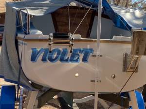 1988/Catalina/Capri 18 Sailboat Lettering from Martin S, AZ