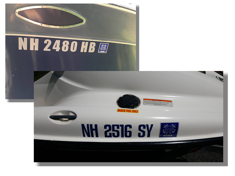 New Hampshire Boat Registration Number