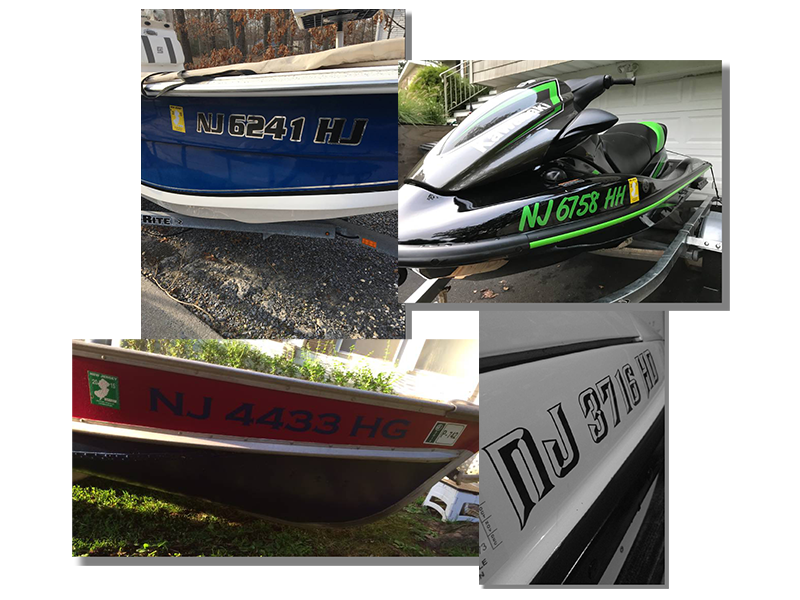 New Jersey Boat Registration Number